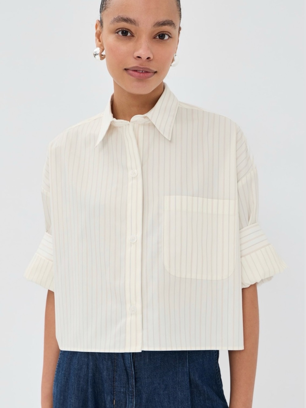 NWOT M/L TWP Next Ex in White Multi